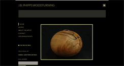 Desktop Screenshot of jbphippswoodturning.com